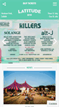 Mobile Screenshot of latitudefestival.com